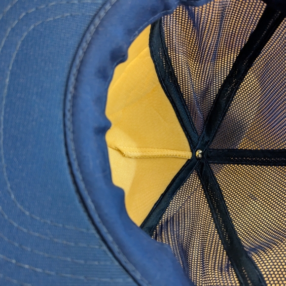 Blue and Cream Trucker Hat - Picture 6 of 7